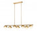 7 Light Linear Chandelier (276|7517-7L-MGLD)