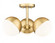 3 Light Semi Flush Mount (276|7517-3SF-MGLD)