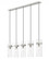 5 Light Linear Chandelier (276|7002P5-5L-BN)