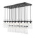 23 Light Linear Chandelier (276|7002P5-23L-MB)