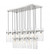 17 Light Linear Chandelier (276|7002P5-17L-BN)