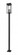 4 Light Outdoor Post Mounted Fixture (276|5018PHBS-536P-BK)