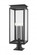 4 Light Outdoor Pier Mounted Fixture (276|5018PHBR-533PM-BK)