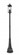 4 Light Outdoor Post Mounted Fixture (276|5017PHBR-564P-BK)