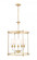 5 Light Chandelier (276|1950-5C-RB)