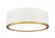 1 Light Flush Mount (276|1018F12-MW-MGLD-LED)