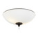 12'' LED Light Kit in Oil Rubbed Bronze with Matte White Glass (38|MC266OZ)