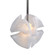 Golden Lighting Glacier Integrated LED Pendant in Polished Nickel (36|9608-2P PN)