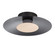 Yep by Golden Lighting Luma Integrated LED Flush Mount in Graphite and French Gold shade (36|6400-FM12 GRA-FRG)
