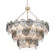 Yep by Golden Lighting Cascada 11-light Pendant in Aegean Silver and Smoke Plated Glass (36|6007-27 AGS-SPG)