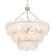 Yep by Golden Lighting Cascada 11-light Pendant in Aegean Silver and Cirrus Cloud Glass (36|6007-27 AGS-CCG)