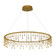 Golden Lighting Lucerna Integrated LED 39in Chandelier in Stainless Steel Gold (36|5461-39 SSG)