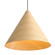 Golden Lighting Conique 3-light Pendant in Light Walnut (36|3988-24 LWA)