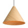 Golden Lighting Conique 2-light Pendant in Light Walnut (36|3988-18 LWA)