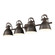 Yep by Golden Lighting Duncan 4-light Vanity in Rubbed Bronze and Rubbed Bronze shade (36|3602-BA4 RBZ-RBZ)