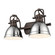 Yep by Golden Lighting Duncan 2-light Vanity in Rubbed Bronze and Chrome shade (36|3602-BA2 RBZ-CH)