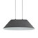 Golden Lighting Faroe 21in Integrated LED Pendant in Flecked Black/Grey Felt (36|3133-P21 FB-GY)