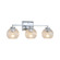 Yep by Golden Lighting Elliott 3-light Vanity in Chrome and Clear Ribbed Glass (36|3094-BA3 CH-RIB)