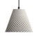 Golden Lighting Clarus 8in Integrated LED Pendant in Grey Cement (36|2419-8 GCT)