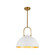 Harper 16-in White Socket Pendant (7713|PD504016WH)