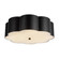 Blossom 14-in Matte Black Socket Flush Mount (7713|FM603314MB)