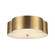 Adella 14-in Brushed Gold Socket Flush Mount (7713|FM566314BG)