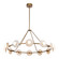 Dahlia 46-in Vintage Brass/Alabaster LED Chandeliers (7713|CH346046VBAR-UNV)