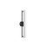 Gramercy 24-in Black Dimmable LED Wall Sconce (461|WS70124-BK-UNV)
