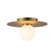 Elixir 10-in Brushed Gold LED Flush Mount (461|FM15510-BG-UNV)