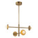 Elixir 22-in Brushed Gold LED Chandelier (461|CH15504-BG-UNV)