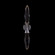 MOSTRA LED CHROME WALL SCONCE (1252|046821-010-FR001)