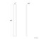 MIDNIGHT 66IN OUTDOOR SCONCE 3CCT 3500K (3612|WS-W66266-35-BK)