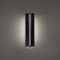 Strait Outdoor Wall Sconce Light (3612|WS-W82522-27-BK)