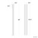 KRIMP 48IN OUTDOOR SCONCE 3000K (3612|WS-W70548-BK)