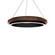 DELANEY 29IN ROUND WOOD PENDANT (3612|PD-88529-BK/DW)