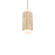 POMPEII 11IN MINI PENDANT 4CCT 2700K (3612|PD-4510-27-WV/AB)