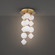 Pearla Flush Mount Light (3612|FM-2523-BK)