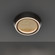 TINZEL 18IN FLUSH MOUNT 4CCT 3000K (3612|FM-18518-27-BK/GL)