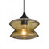 Besa, Zen Outdoor Pendant, Latte Bubble, Black Finish, 1x8W LED Filament (127|OP-ZENLT-EDIL-BK)