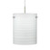 Besa Pendant for Multiport Canopy Tamburo 8 Satin Nickel Chalk 1x100W Medium Base (127|J-4006KR-SN)