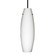 Besa Stem Pendant Suzi 18 Black Opal Matte 1x150W Medium Base A21 (127|1TT-412707-BK)
