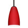 Besa Riva 9 LED Pendant 1Tt Ruby Matte Black 1x9W LED (127|1TT-1511RM-LED-BK)