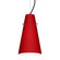 Besa Cierro LED Cable Pendant Ruby Matte Black 1x9W LED (127|1KX-4124RM-LED-BK)