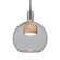 Besa, Benji Cord Pendant, Smoke/Natural, Black Finish, 1x9W LED (127|1JT-BENJISMNA-LED-BK)