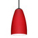 Besa Riva 9 LED Pendant Ruby Matte Black 1x9W LED (127|1JT-1511RM-LED-BK)