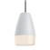 Besa, Abu 12 Cord Pendant, White/Glitter, Black Finish, 1x60W Medium Base (127|1JC-ABU12WH-BK)