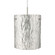 Besa Pendant Tamburo 8 Satin Nickel Stone Silver Foil 1x100W Medium Base (127|1JC-4006SS-SN)