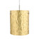 Besa Tamburo 8 Pendant Stone Gold Foil Satin Nickel 1x11W LED (127|1JC-4006GS-LED-SN)