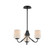 Durham-Mini Chandelier (19|12695WTBK)