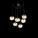 Nova Round 6pc Swag Multi-Pendant (LED) (1289|SCB0068-06-BB-FA-C01-L1)